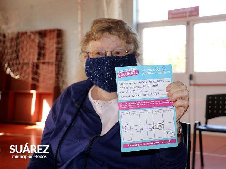 Vacunate Suárez: más dosis de vacunas contra COVID-19