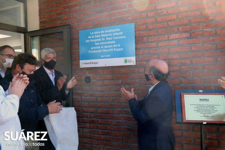 #SuárezAvanza con el apoyo de la fundación Smurfit Kappa se materializó la obra de ampliación en el Hospital de Coronel Suárez