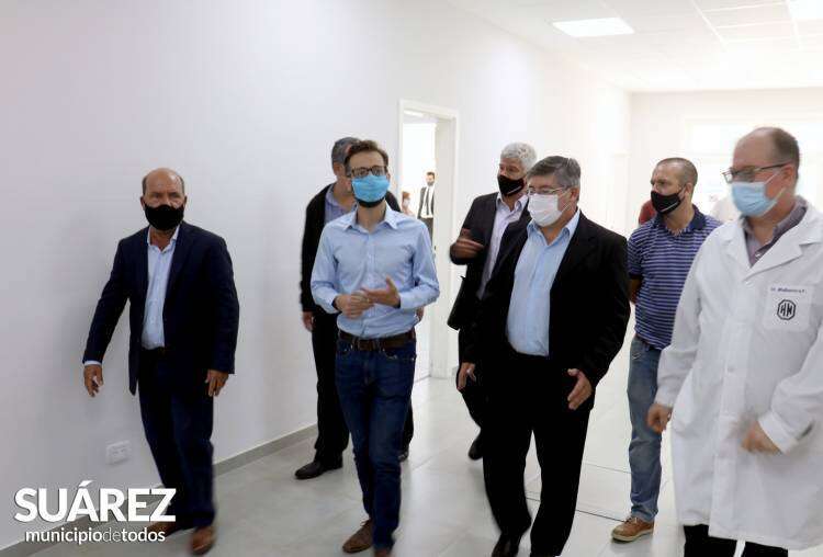 #SuárezAvanza con el apoyo de la fundación Smurfit Kappa se materializó la obra de ampliación en el Hospital de Coronel Suárez
