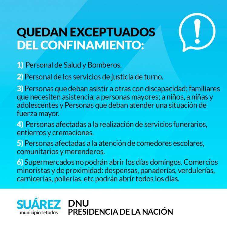 Confinamiento en Coronel Suárez