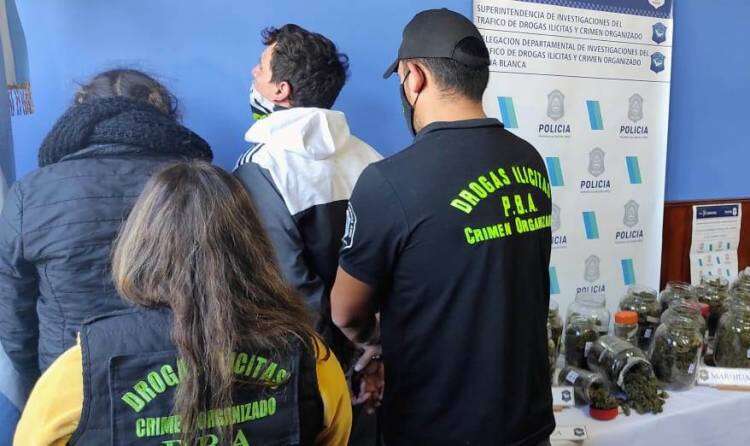 Drogas ilícitas delegación Bahía Blanca