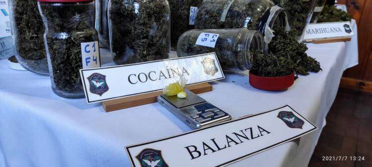 Drogas ilícitas delegación Bahía Blanca