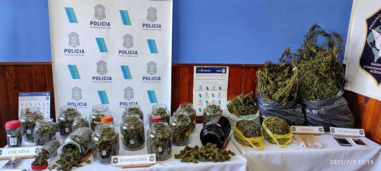 Drogas ilícitas delegación Bahía Blanca