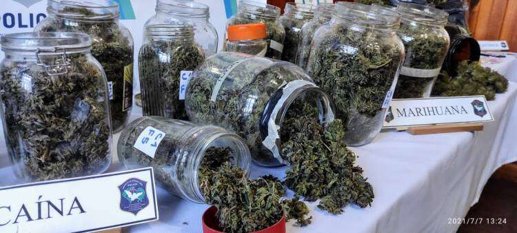Drogas ilícitas delegación Bahía Blanca