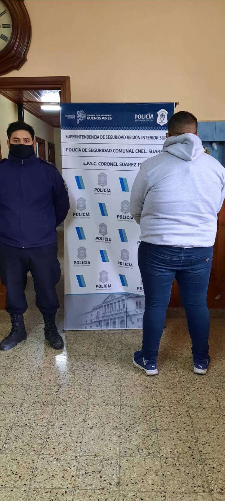 Labor realizada por la Policia Comunal Coronel Suárez