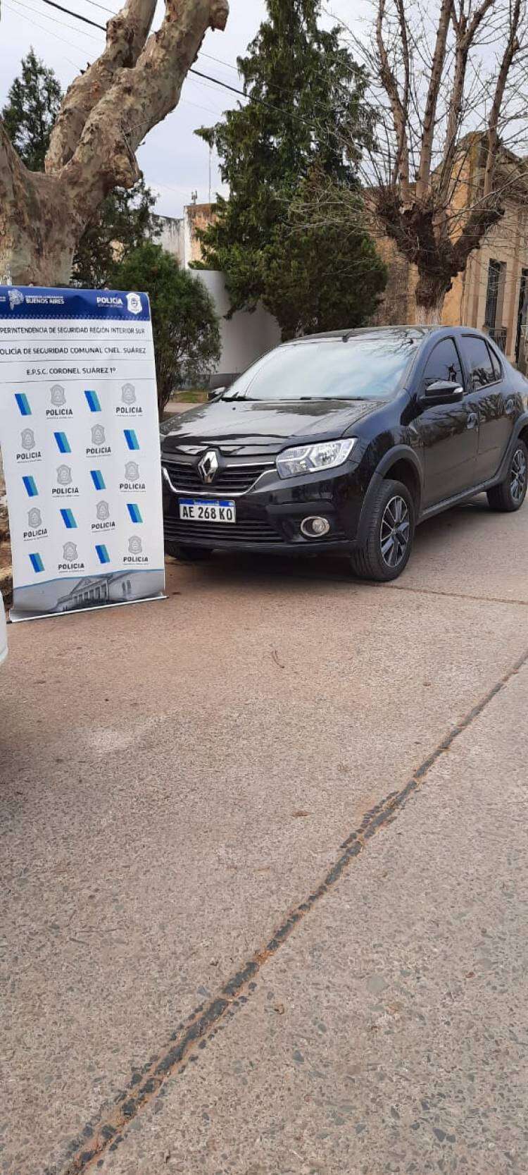 Labor realizada por la Policia Comunal Coronel Suárez