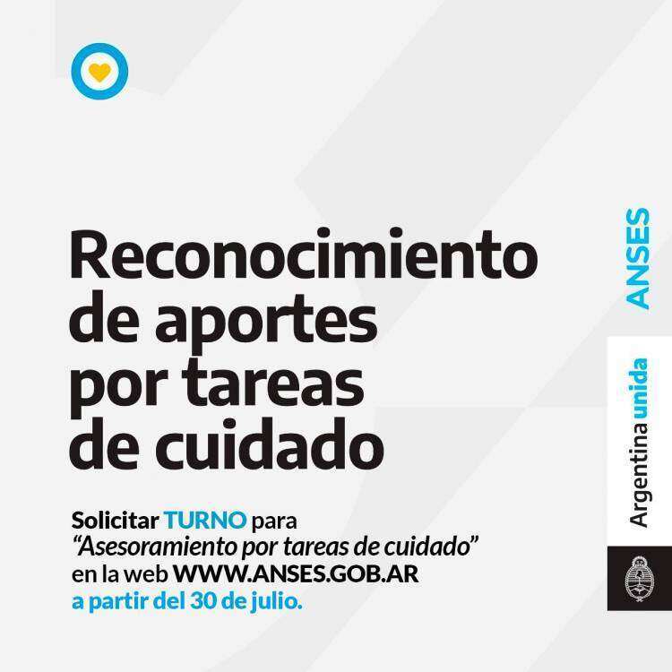 "Reconocimiento de aportes por tareas de cuidado”