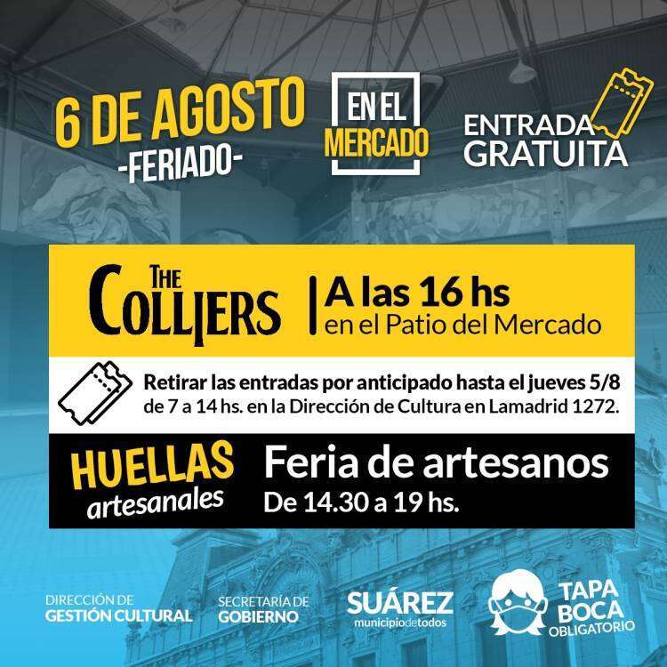 The Colliers se presenta en el Patio del Mercado
