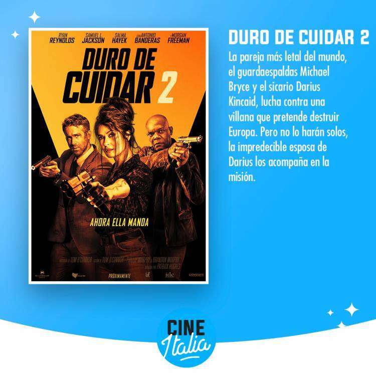 Cartelera del Cine Italia para este fin de semana