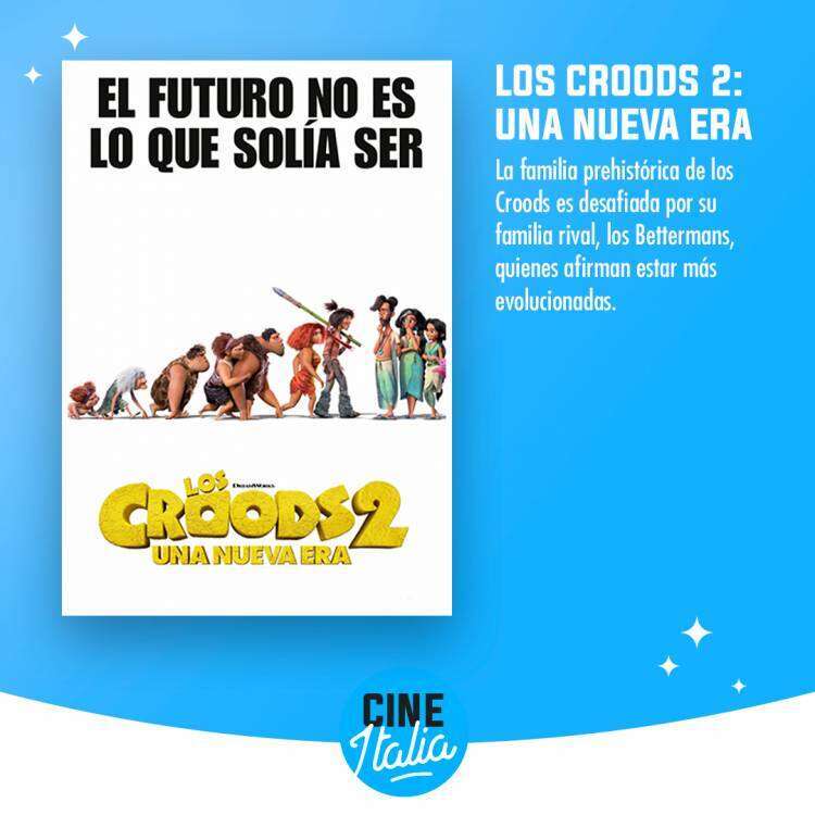 Cartelera del Cine Italia para este fin de semana
