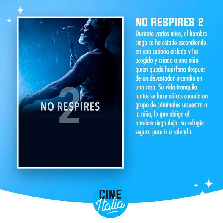 Cartelera del Cine Italia para este fin de semana