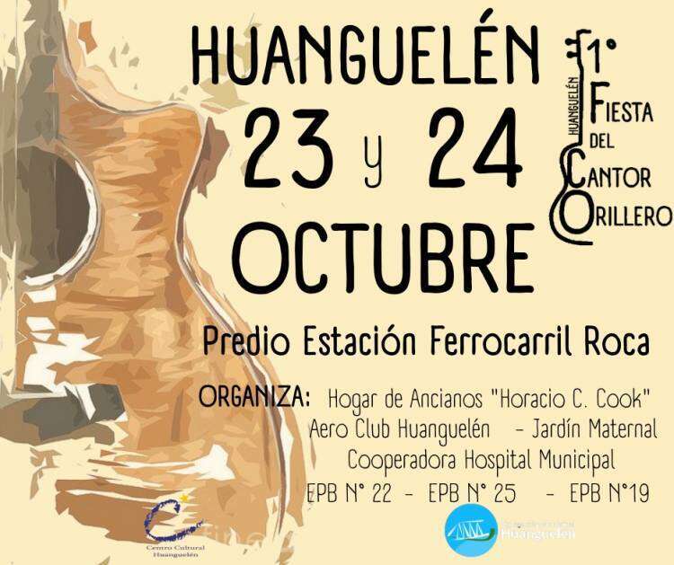Huanguelén: se realizará la 1º Fiesta del Cantor Orillero