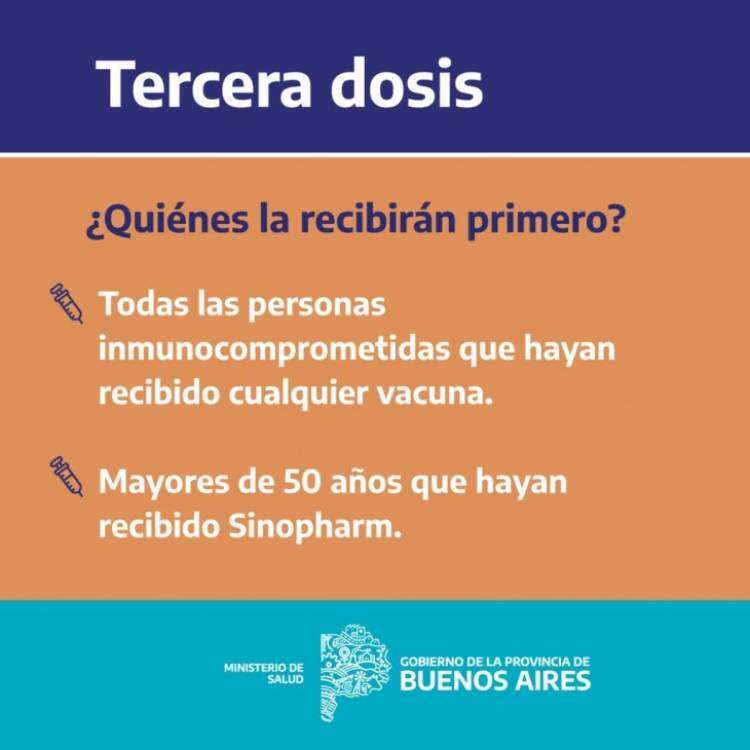 La próxima semana llegan terceras dosis para los suarenses