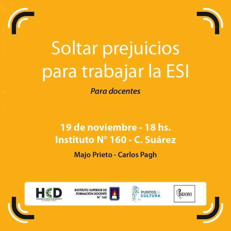 Isidoro Espacio de Arte invita a una Jornada de capacitación sobre ESI