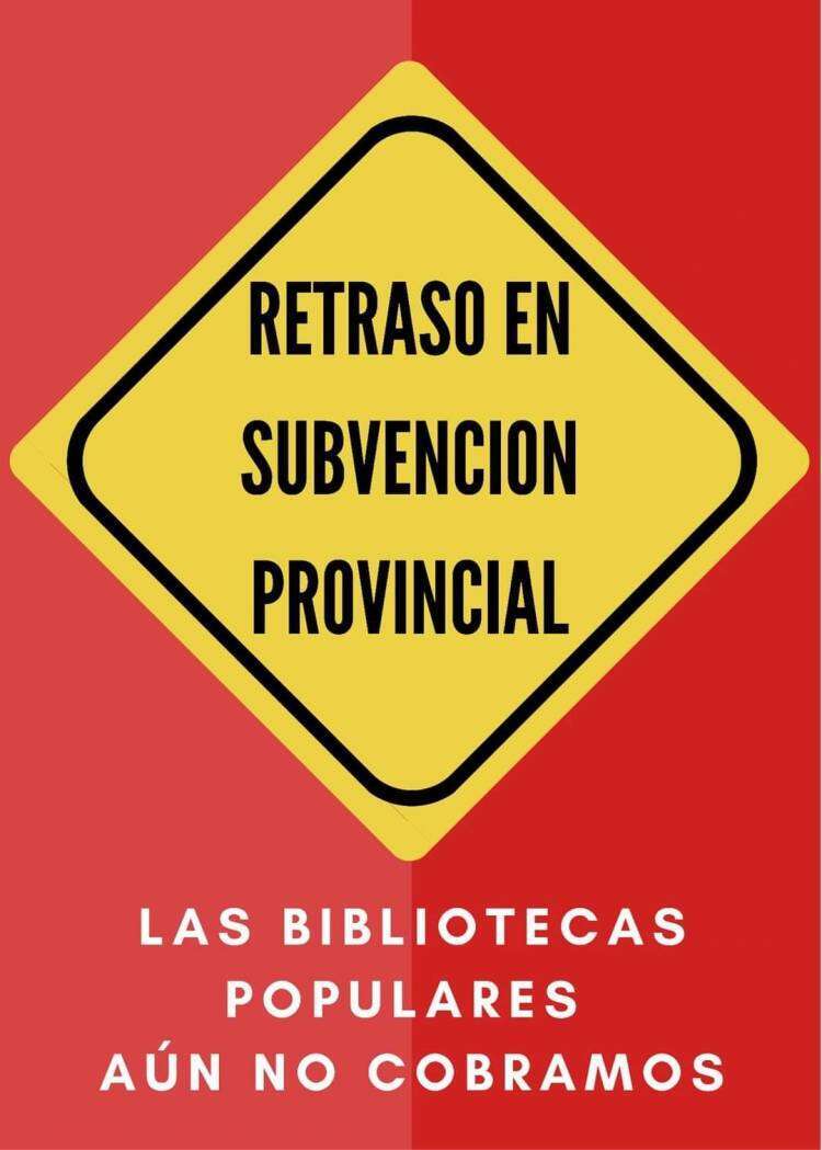 Las Bibliotecas Populares reclaman el pago de la subvención provincial establecida por ley