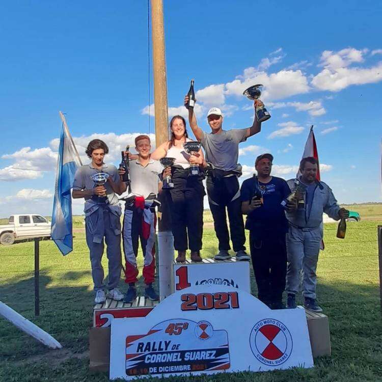 Dominguez – Bertinat ganadores de la General de Rally de Coronel Suárez