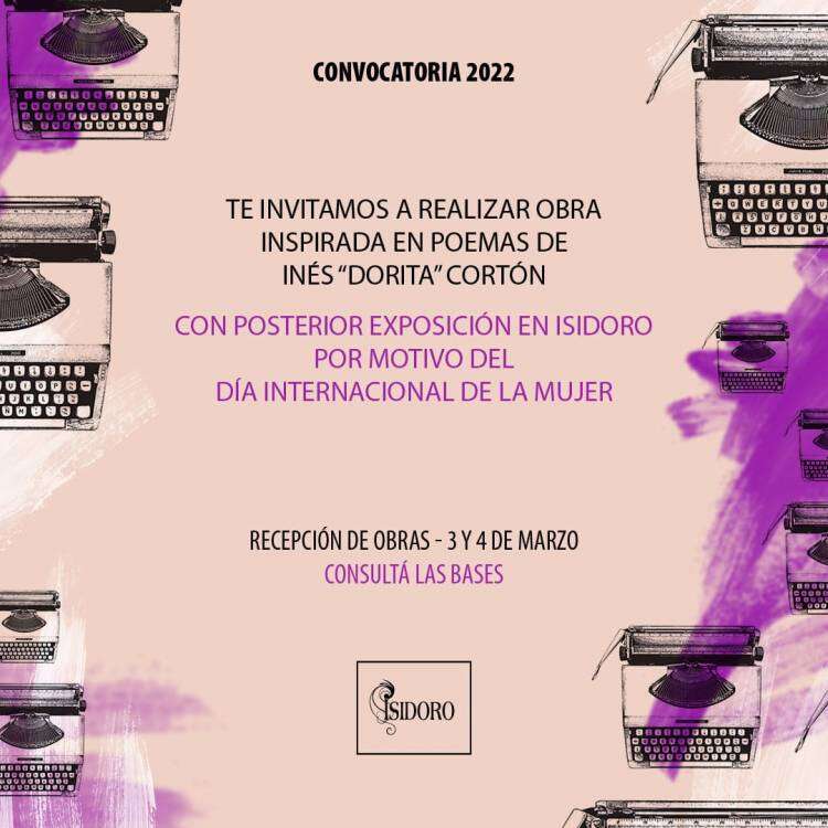 Convocatoria - Te invitamos a realizar una obra inspirada en la obra de nuestra querida escritora Inés “Dorita” Cortón