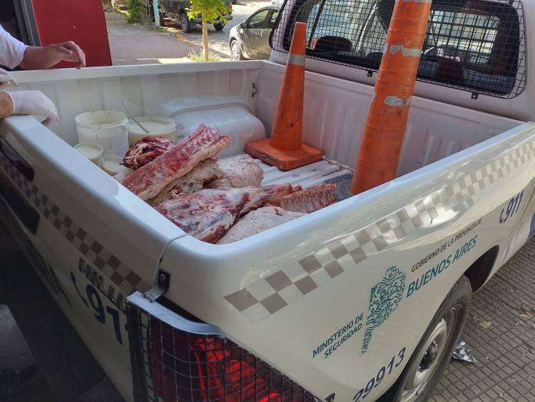 Faena clandestina en tradicional supermercado