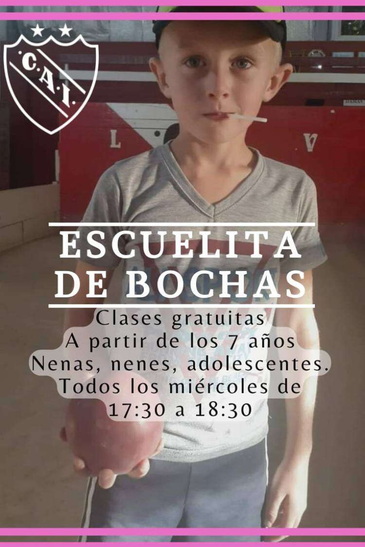 Escuelita de Bochas - Club Independiente de San José