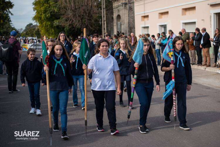 La comunidad de San José se sumó al tradicional desfile de Kerb 