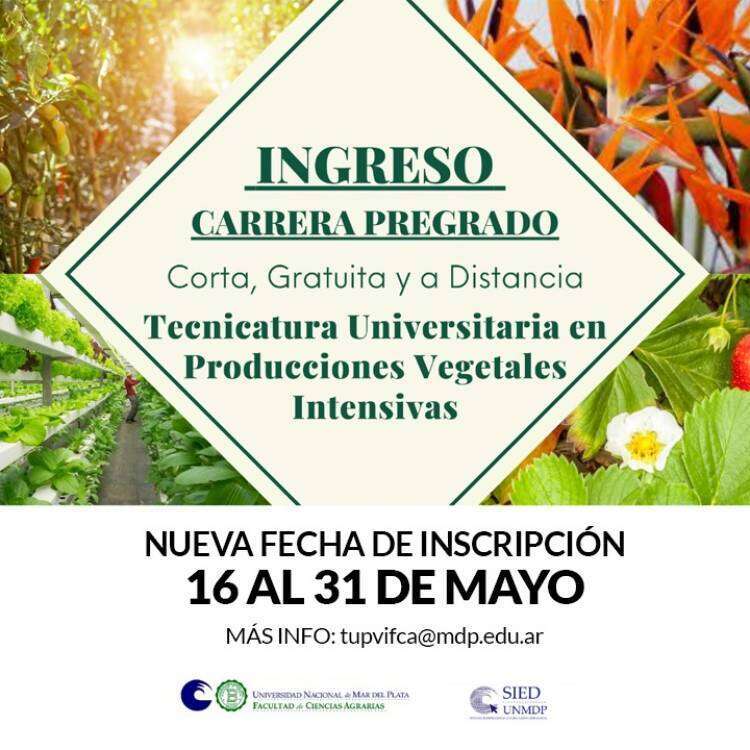 Tecnicatura Universitaria en producciones vegetales intensivas