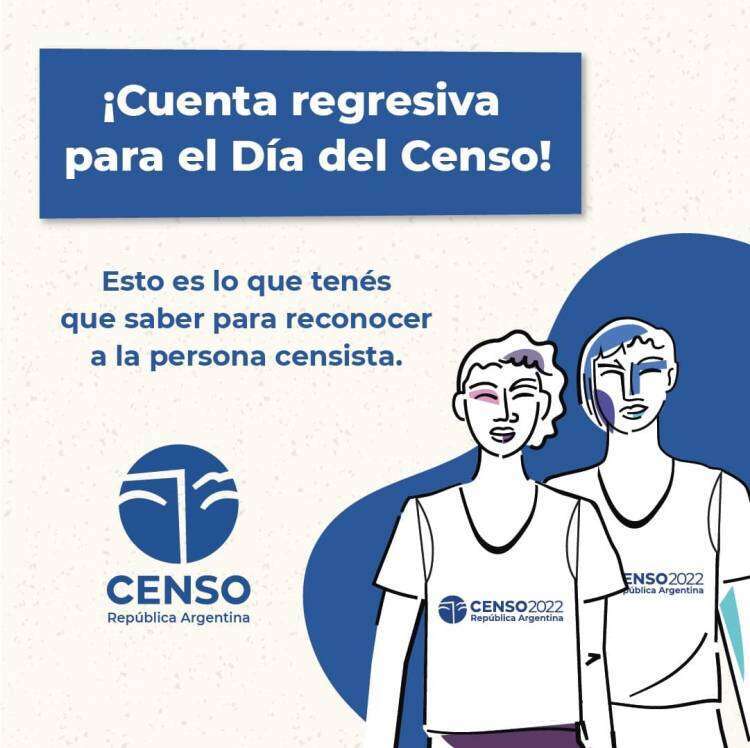 Cuenta regresiva para el Censo 2022 
