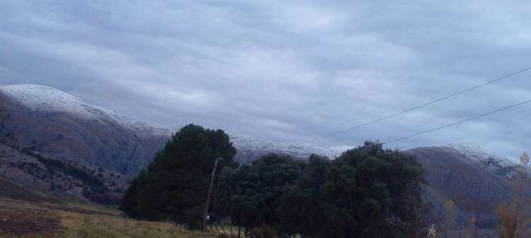 Primeras nevadas del año en las sierras