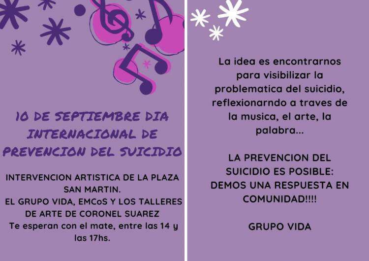 “La invitación para la prevención del suicidio es realmente estar atentos.”