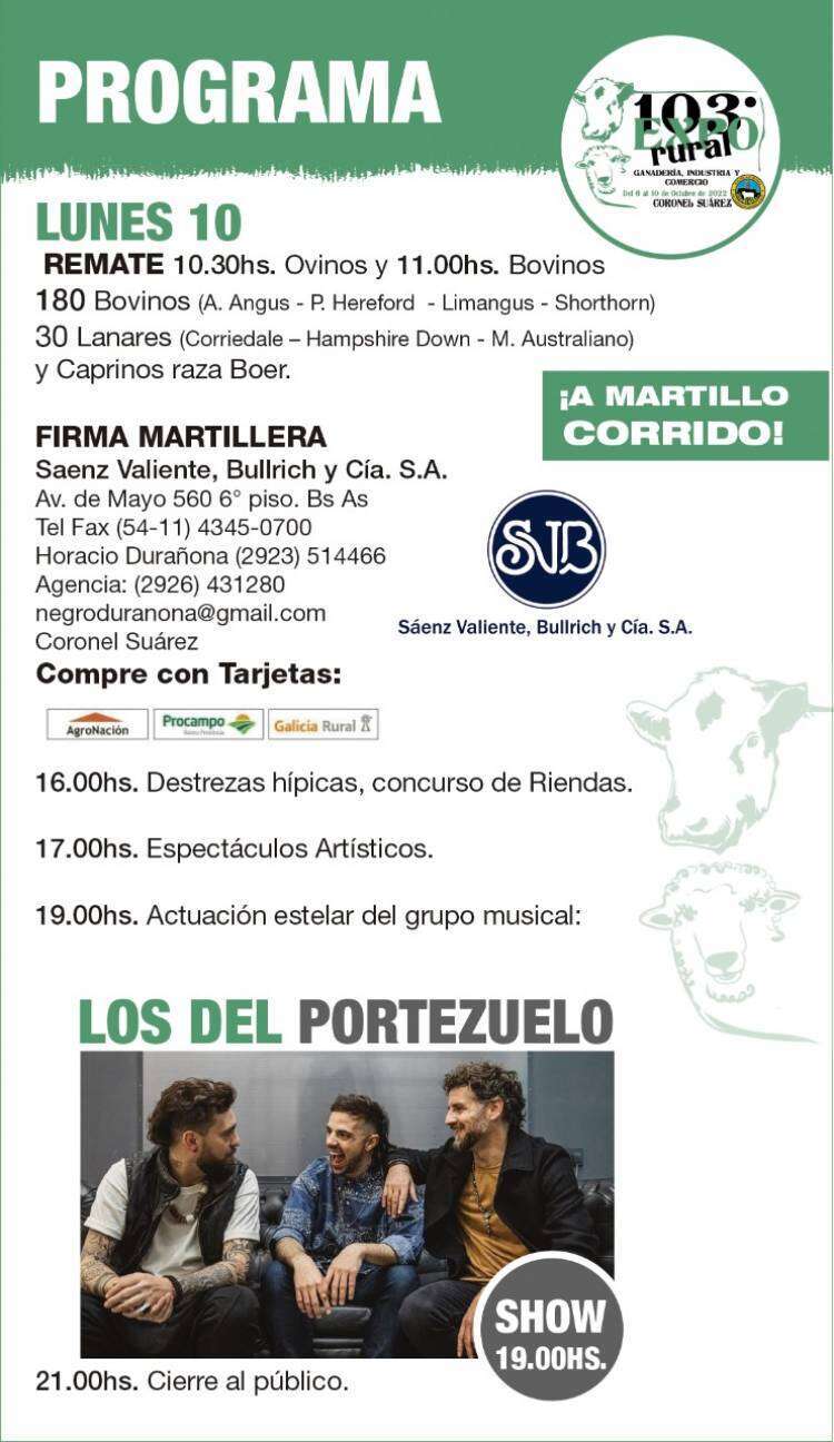 Se acerca la 103º edición de la Exposición Rural este fin de semana largo