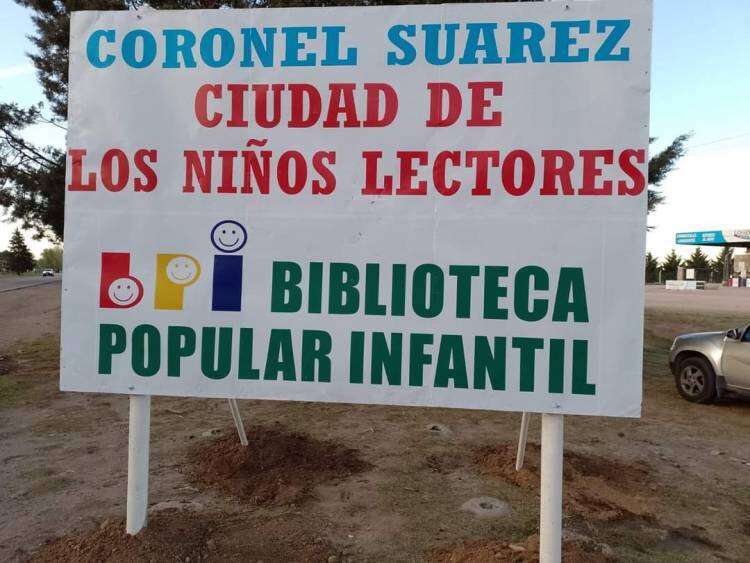 Agradecimiento de la Biblioteca Popular Infantil