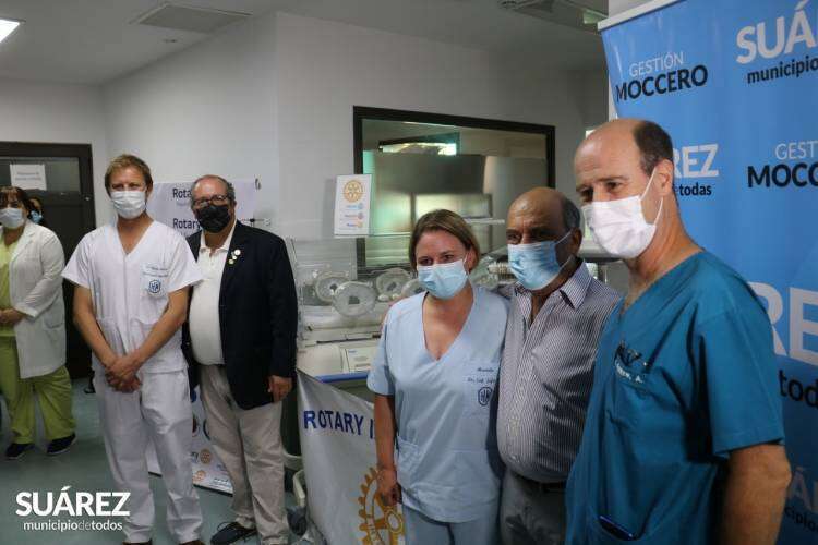 El Municipio, la Cooperadora del Hospital y el Rotary Club invirtieron más de $ 6 millones de pesos en la compra de 3 incubadoras para la Neonatología local