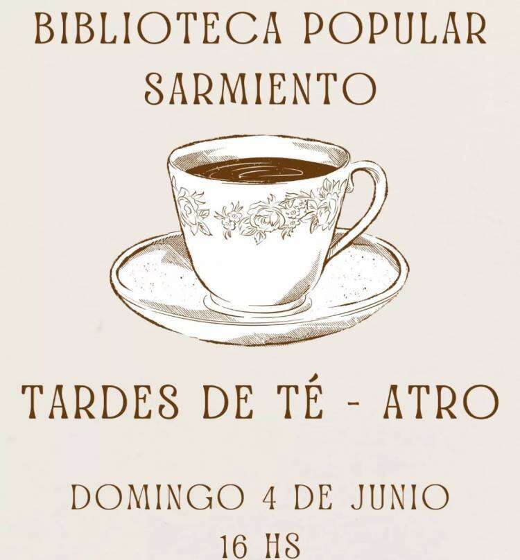 Tarde de Te-Atro en la Biblioteca Sarmiento