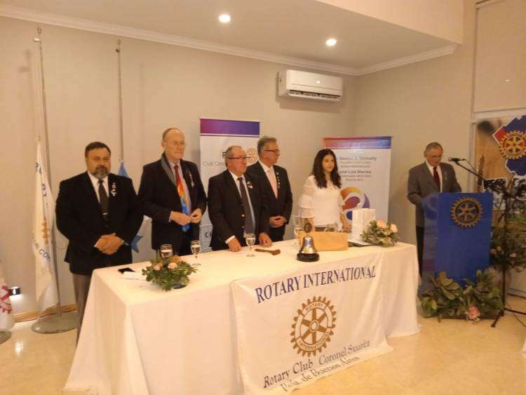 Juan Luqui es el nuevo presidente de Rotary Club Coronel Suárez