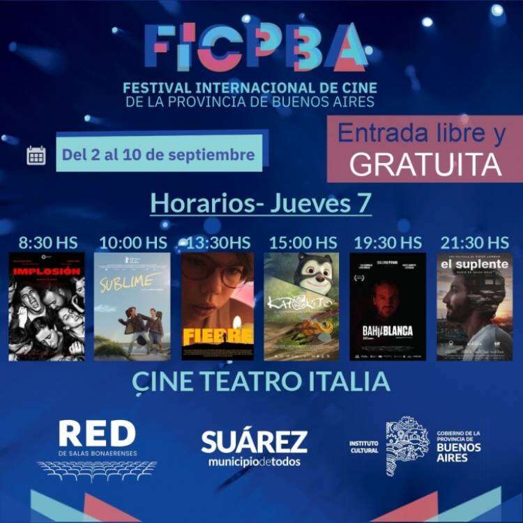 El Festival Internacional de Cine de la Provincia de Buenos Aires llega a Coronel Suárez