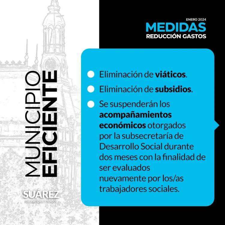 Municipio: anunciaron ajustes y recortes, teniendo como prioridad las áreas de salud y desarrollo social