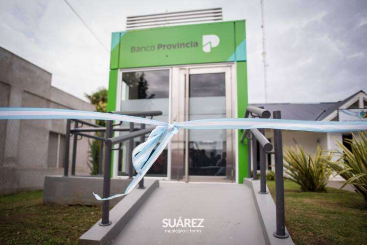 Santa Trinidad tiene dos cajeros automáticos del Banco Provincia
