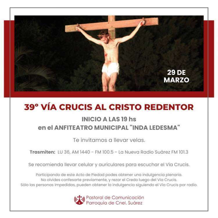 Celebraciones religiosas de la Parroquia Nuestra Señora del Carmen en el marco de la Semana Santa