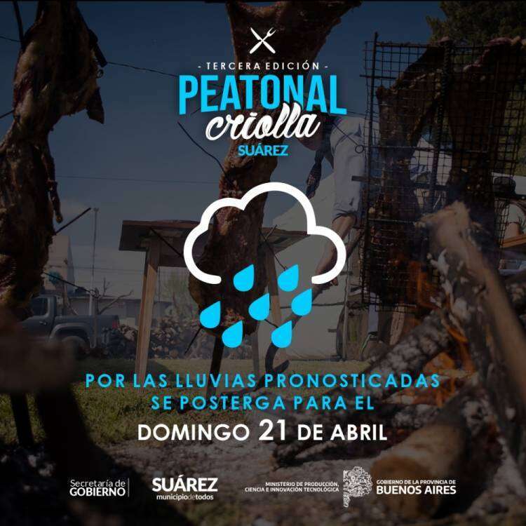 La Peatonal Criolla se realizará el domingo 21 de abril