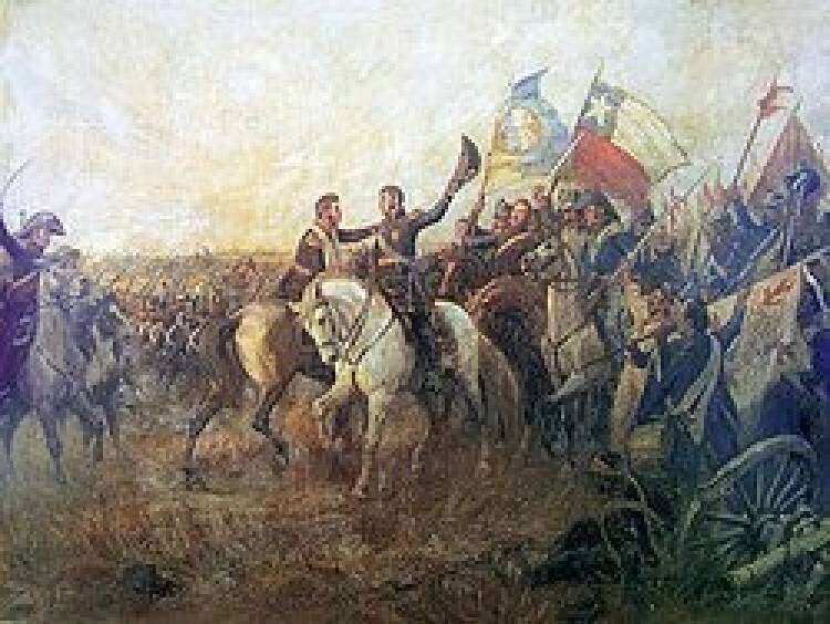 Camino al Bicentenario de la Batalla de Junín (1824-2024) - San Martín ordenó el asalto del 7º batallón de línea, junto con Ramón Freire y Santiago Bueras
