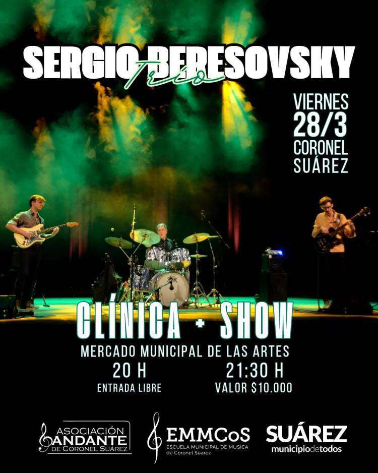 Sergio Beresovsky-Trío presenta Clínica+show