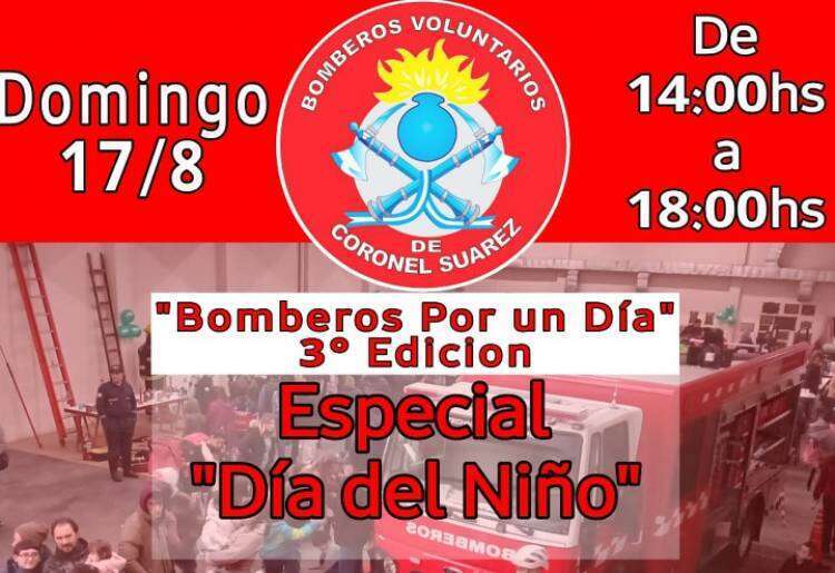 "Bomberos Por un día" 3° Edición: Especial "Día del Niño"