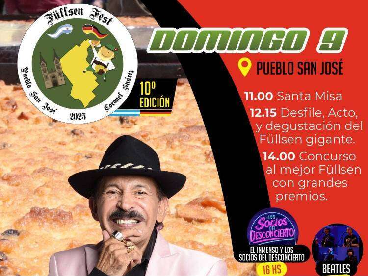 Antonio Ríos será el espectáculo central de la 10° edición de la Füllsen Fest