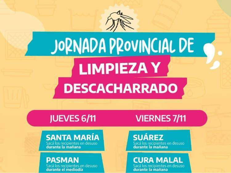 Coronel Suárez se suma a la Jornada Provincial de Descacharrado