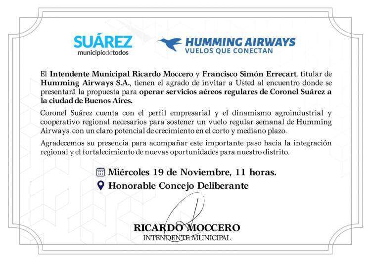 HUMMING AIRWAYS