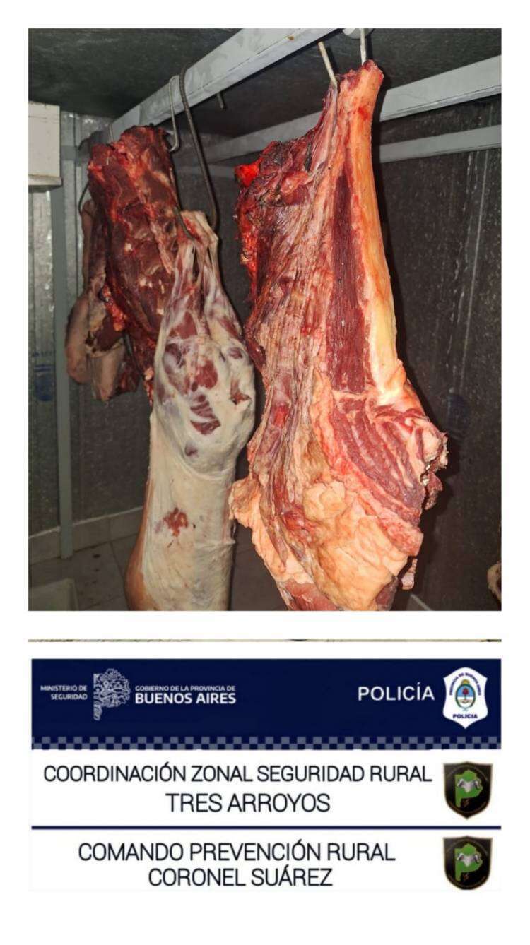 Inspección en Pueblo San José: secuestran carne sin sello sanitario en una carnicería local