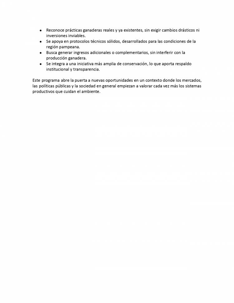 Aves Argentinas y La Sociedad Rural de Adolfo Alsina invitan a productores ganaderos de la región de Carhué, al encuentro de intercambio sobre la Alianza del Pastizal y el Programa Carbono del Pastizal