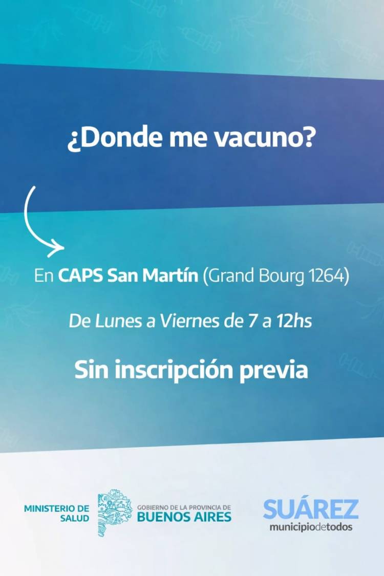 ¡Vacunate contra el dengue!