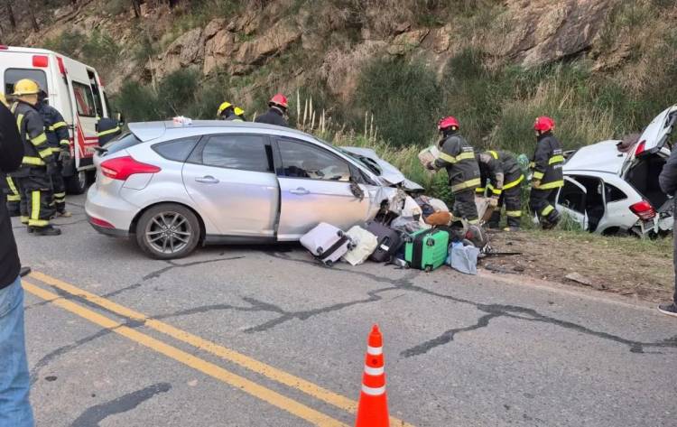 Tragedia en Abra de la Ventana: cuatro jóvenes murieron en un choque frontal