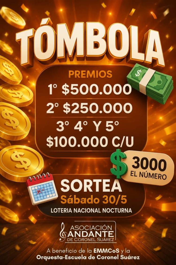 ¡LANZAMOS NUESTRA TÓMBOLA!