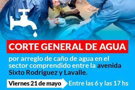 Corte general de agua